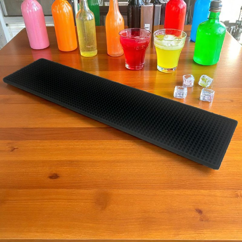 Gambar produk TAIYANG Bar Mat Rubber Spill Proof Anti Slip Tatakan Gelas Alas Meja 60x15cm - TY3