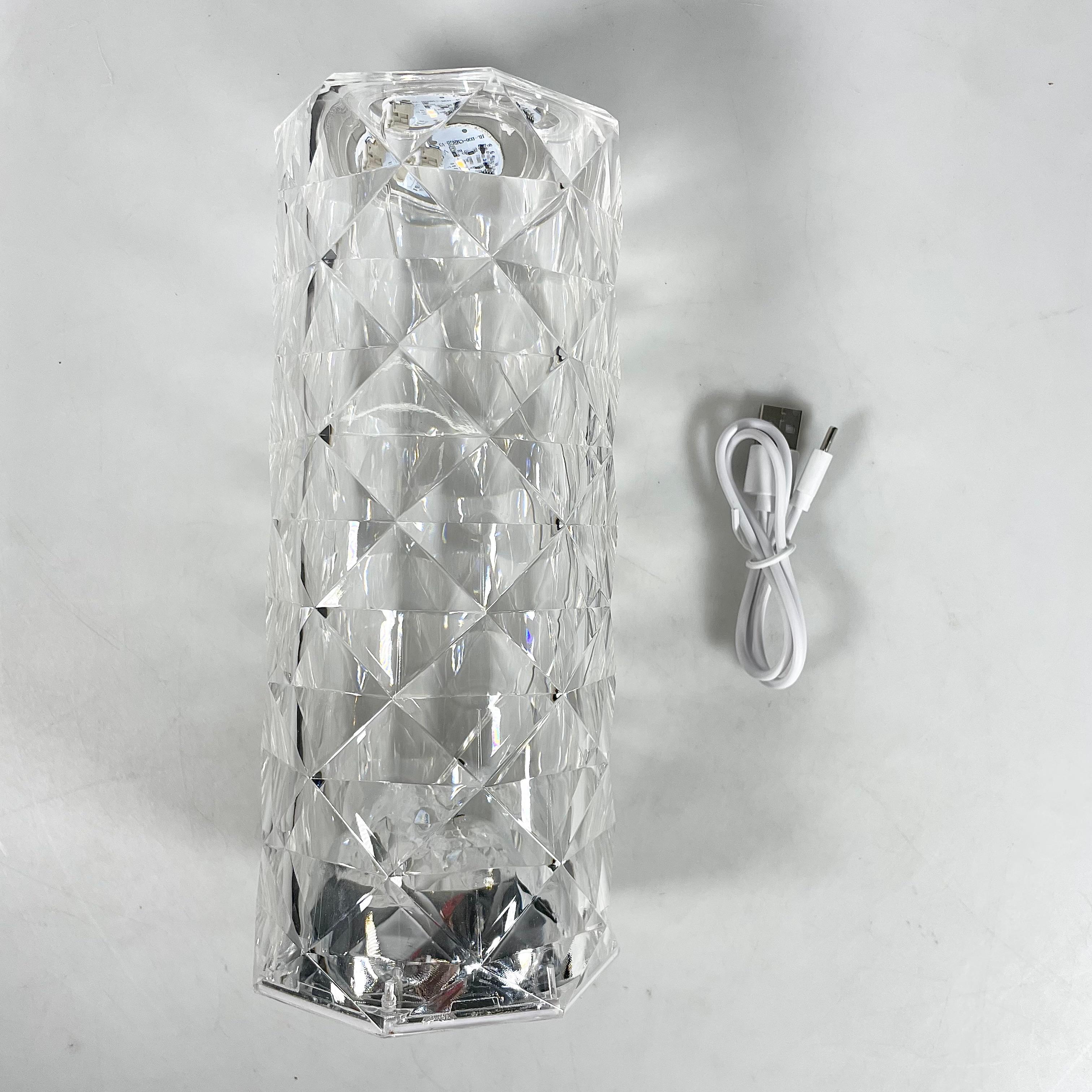Gambar produk VKTECH Lampu Meja Hias Model Kristal LED Diamond 0.74W 3 in 1 Color - R302
