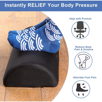 Gambar produk STAWHO Pijakan Kaki Foot Rest For Under Desk Foam Type Semi Circle - ST1