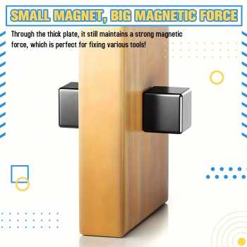 Gambar produk Yue Strong Neodymium Magnet NdFeB N35 5x5x5mm 100 PCS - INU71