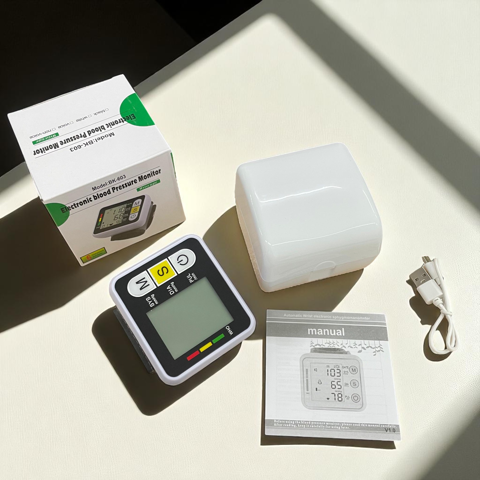 Gambar produk JOYYKO Tensimeter Digital Pengukur Tekanan Darah Wrist Blood Pressure without Voice - BK-603B