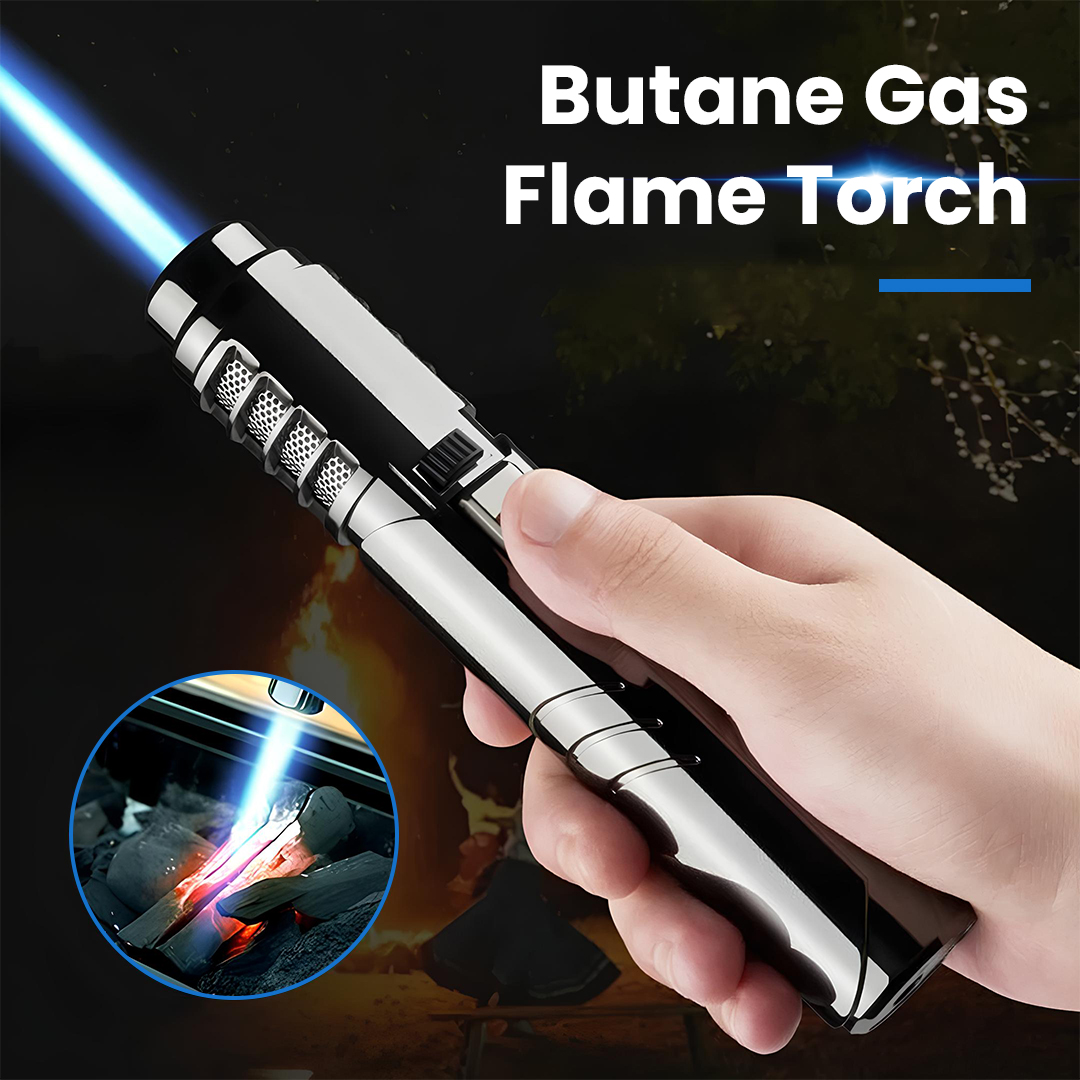 Gambar produk Focus Torch Butane Gas Lighter Blue Flame Windproof Adjustable - SG006