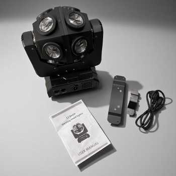 Gambar produk ASTRACIEL Lampu Sorot LED Beam Disco RGBW Moving Head DMX512 120W - HY-A014