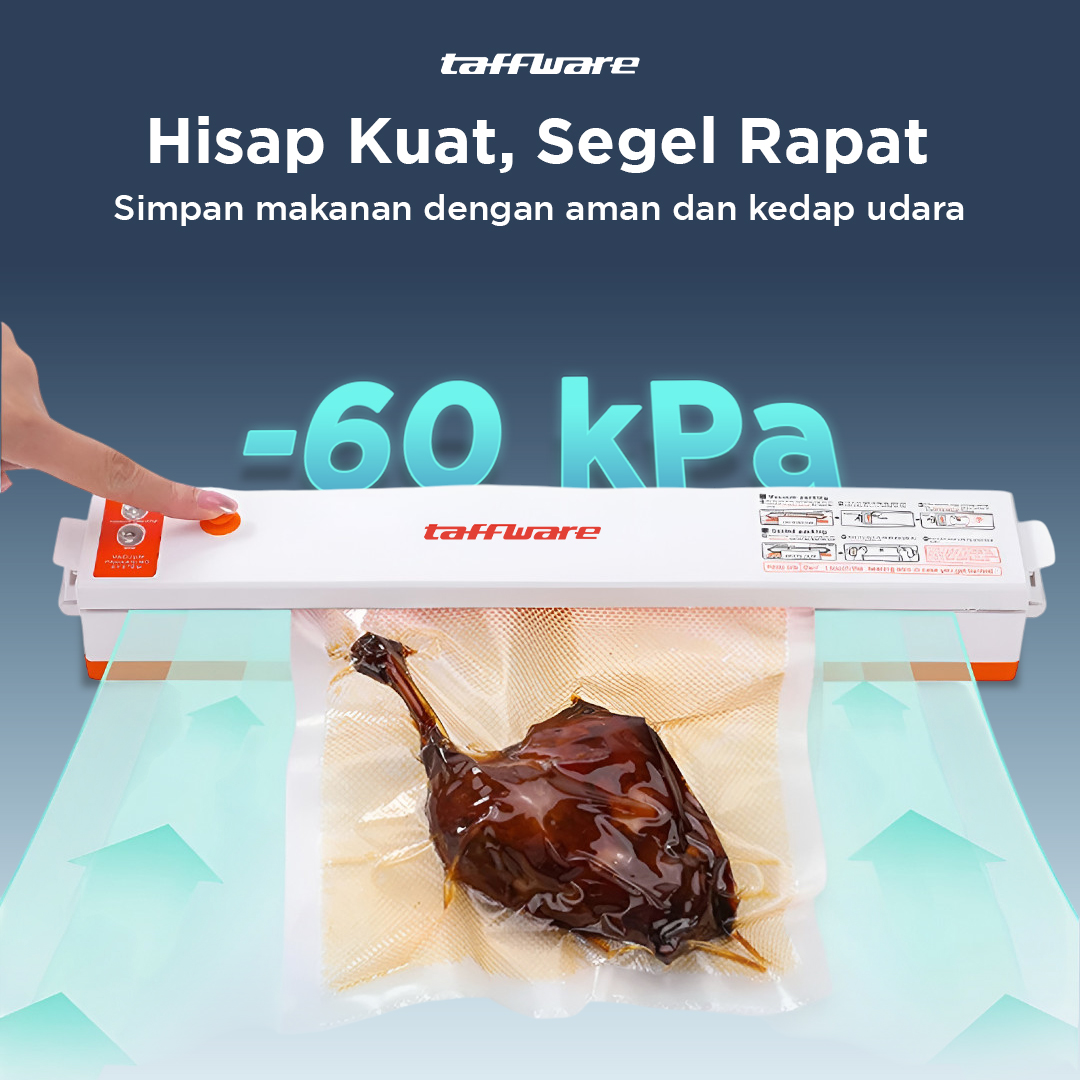 Gambar produk Taffware Alat Vakum Makanan Vacuum Sealer Packaging Machine with Bag - HF-001