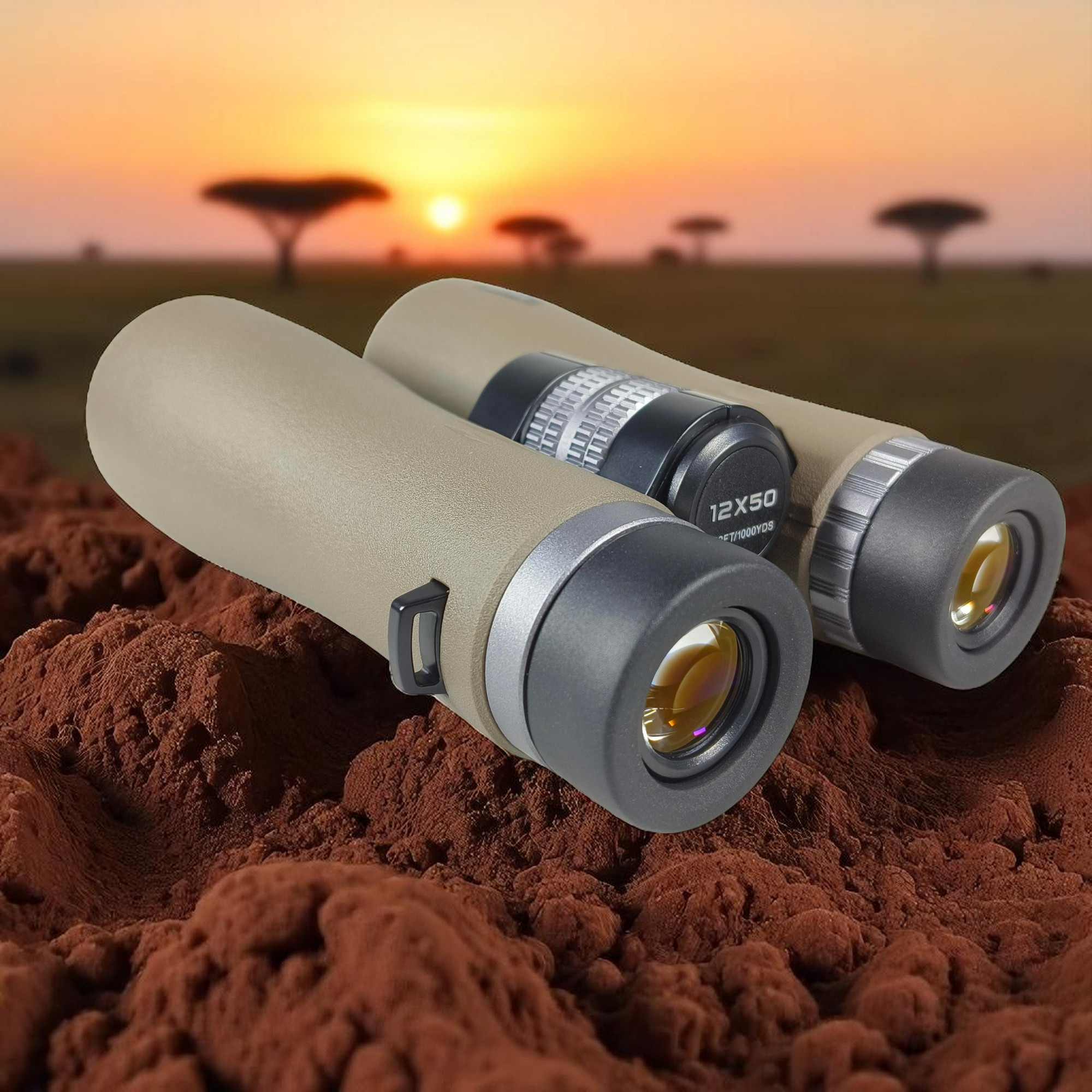 Gambar produk Eyebre Teropong Binoculars BAK4 Lens Roof Prism ED Glass 12x50 Zoom - R1250-T23