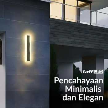 Gambar produk TaffLED Lampu Dinding Hias Outdoor Long Strip LED 3in1 Color 30cm - ISN-31