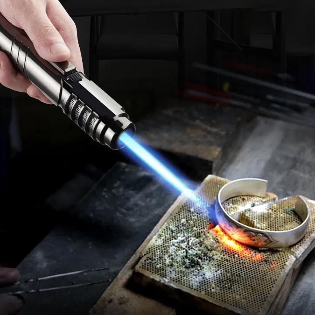 Gambar produk Focus Torch Butane Gas Lighter Blue Flame Windproof Adjustable - SG006
