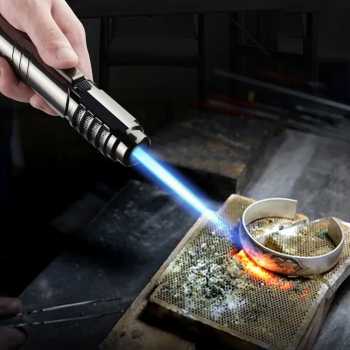 Gambar produk Focus Torch Butane Gas Lighter Blue Flame Windproof Adjustable - SG006