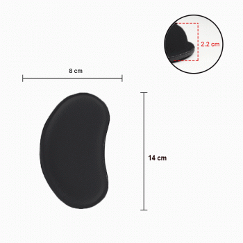 Gambar produk HUXUAN Mouse Wrist Rest Pad Rubber Slow Rebound 14x8x2.2cm - HX061