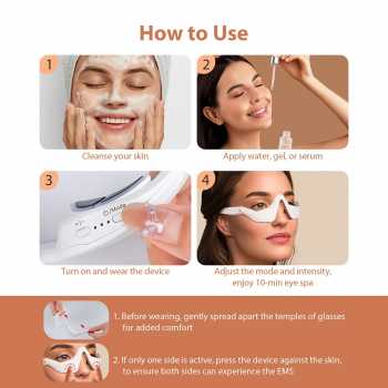 Gambar produk EYEGER Alat Pijat Mata Elektrik Dark Circle Eye Care Massager - EY701