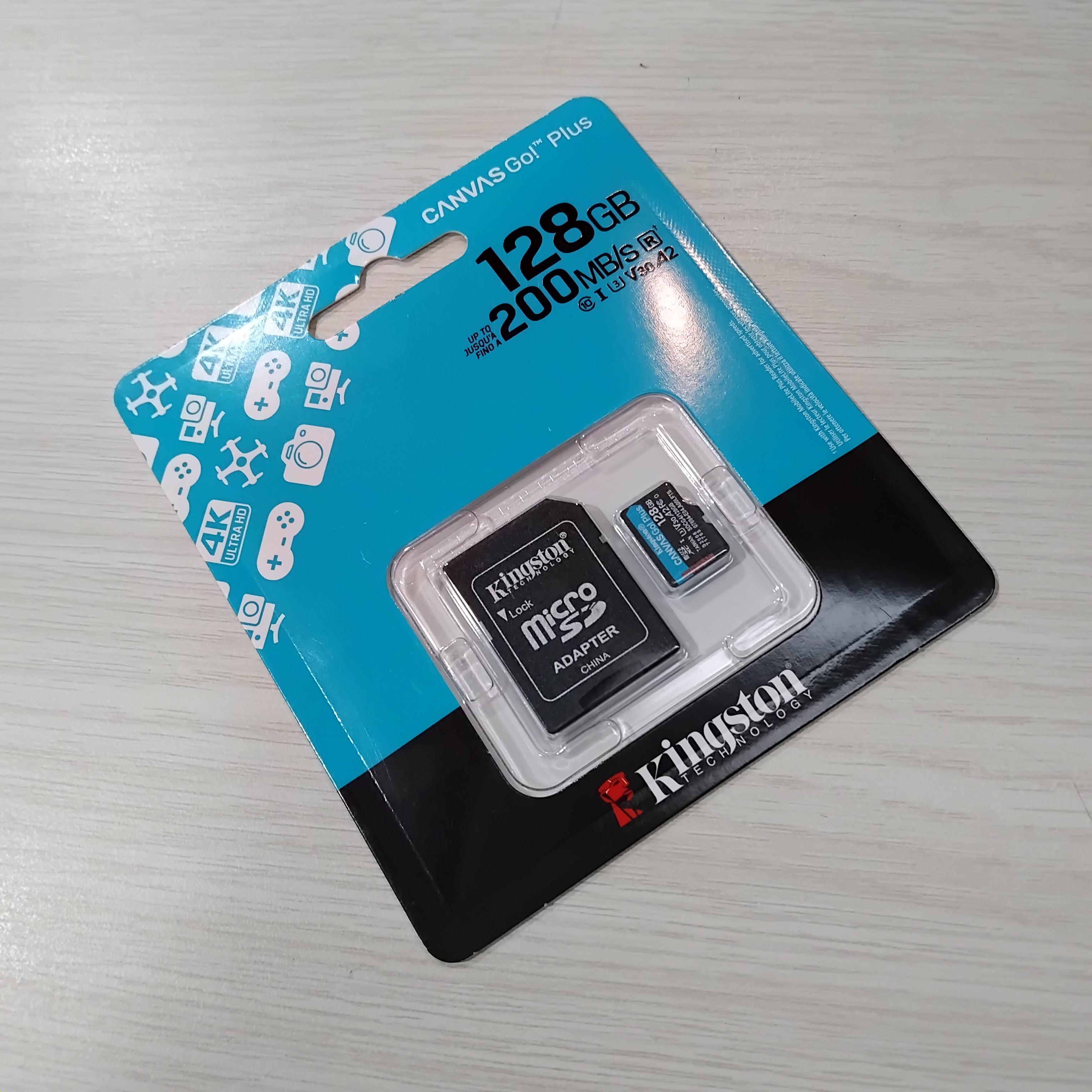Gambar produk Kingston Canvas Go! Plus MicroSD Gen4 U3 V30 200MB/s 128GB - SDCG4