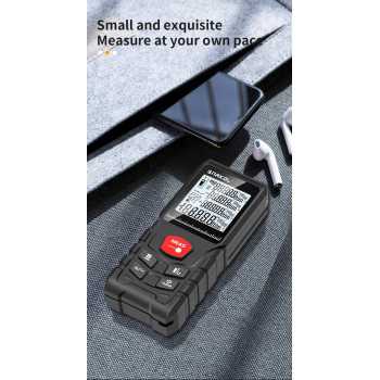 Gambar produk SNAKOL Pengukur Jarak Laser Range Finder Portable Waterproof 120M SK-120 - SK