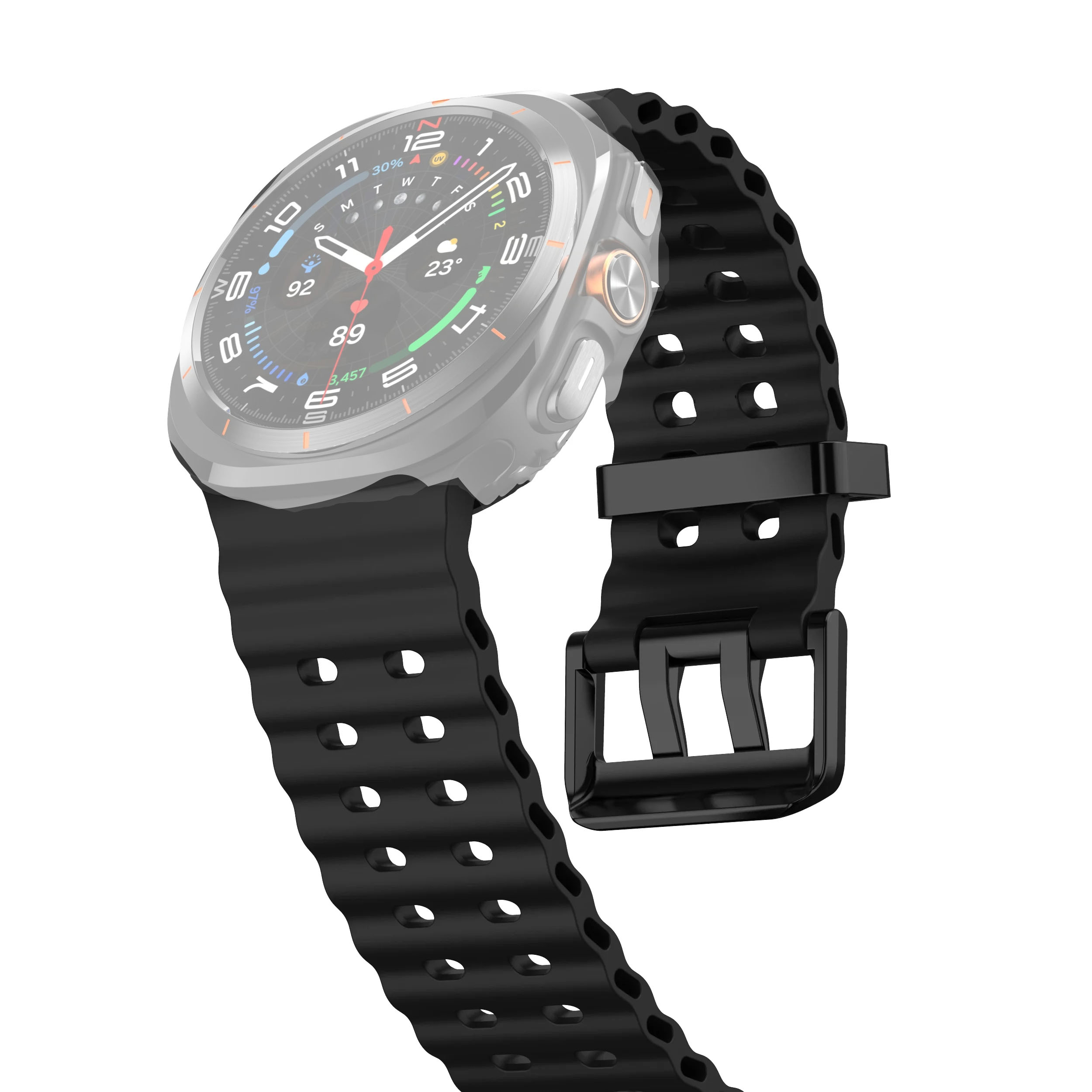 Gambar produk SAMWA Strap Watchband Silicone 47mm for Samsung Galaxy Watch Ultra - SM031