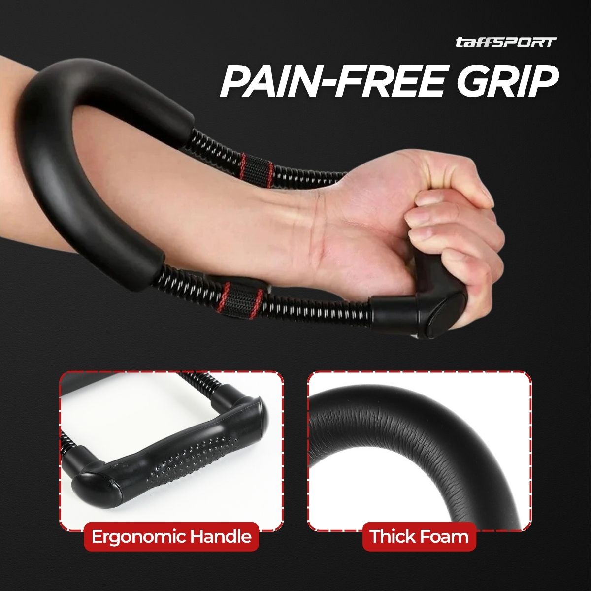 Gambar produk TaffSPORT Alat Fitness Forearm Exercise - D055