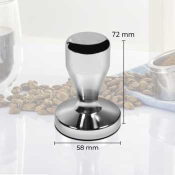 Gambar produk One Two Cups Tamper Kopi Espresso Press Flat Hammer Stainless Steel 58mm - FEN58