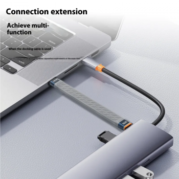 Gambar produk FMA Kabel USB Type C Data Cable Thunderbolt 4/3/PD240W 40Gbps 8K 13cm - FM-U48K