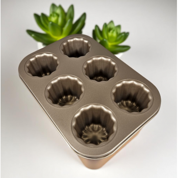 Gambar produk Mako Cetakan Kue 3D Dessert Cake Mold Non Stick Baking Tray 6 - INU78