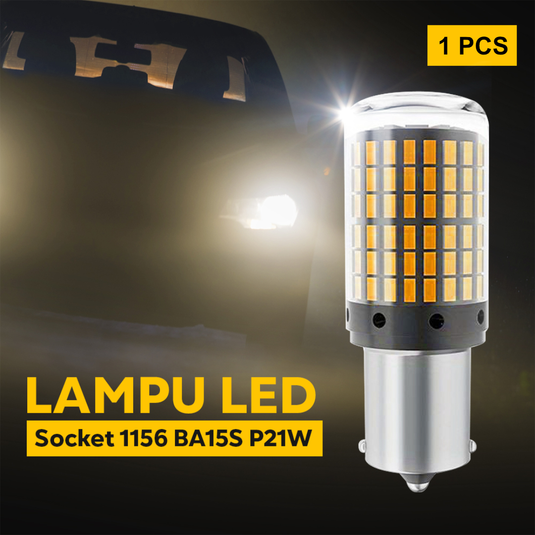 Gambar produk Hamy Lampu Sein Mobil LED 3014 SMD 1156 BA15S P21W 1 PCS - BA15S