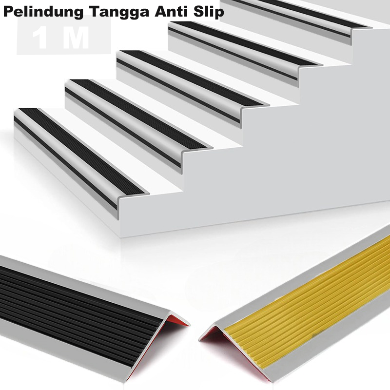 Gambar produk VLOBAOM Pelindung Tangga Step Anti Slip Stair Edge Protector 5x2.5cm - VB401
