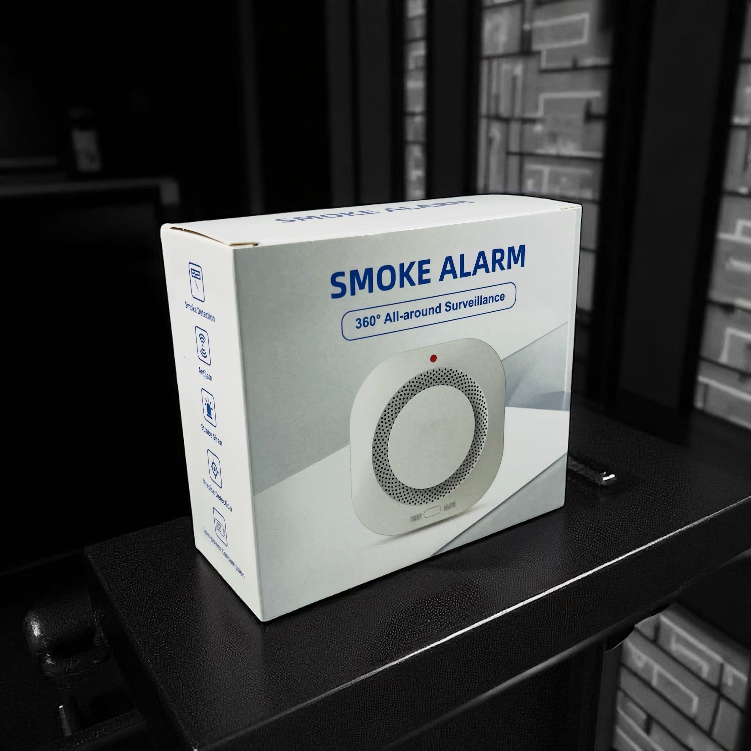 Gambar produk XIMIJI Smoke Detector Alat Pendeteksi Asap Kebakaran Tuya App 85dB Wi-Fi - PG-S11