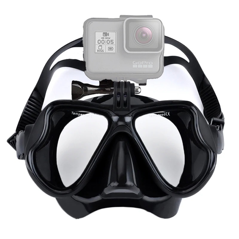 Gambar produk Slyz Kacamata Selam Scuba Diving Tempered Glass with GoPro Mount - INU91