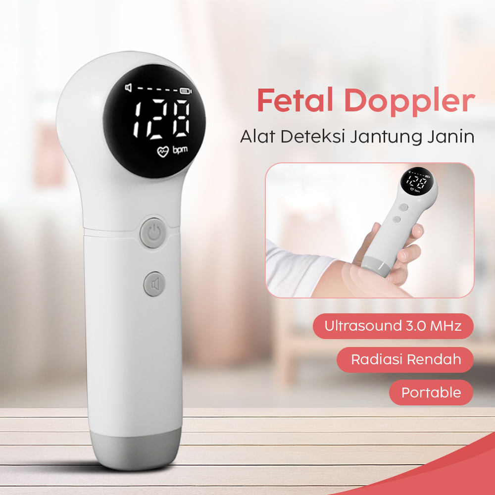 Gambar produk IFD Alat Deteksi Jantung Janin Fetal Doppler Heartrate Monitor - U8-25