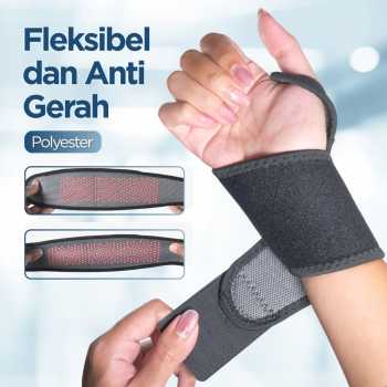 Gambar produk SHW Pelindung Pergelangan Tangan Magnetic Therapy Wrist Guard 1 PCS - SHW-A1