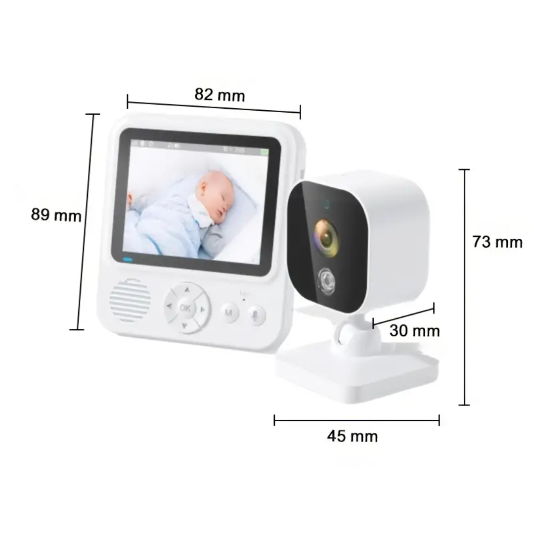Gambar produk JIYUE Baby Monitor CCTV Display Camera Two Way Talk 2.8 Inch 1500mAh - ABM-900