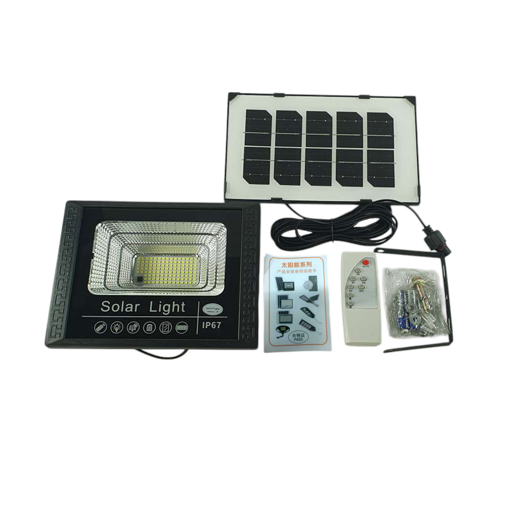 Gambar produk OOBEST Lampu Dinding Solar Sensor Cahaya Waterproof 144 LED Cool White - OB144