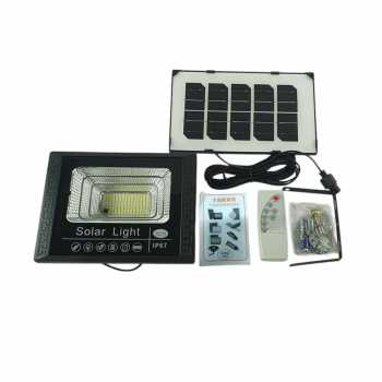 Gambar produk OOBEST Lampu Dinding Solar Sensor Cahaya Waterproof 144 LED Cool White - OB144