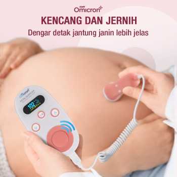 Gambar produk TaffOmicron Fetal Doppler Deteksi Jantung Janin Heart Rate Monitor - YM-2T8