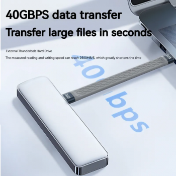 Gambar produk FMA Kabel USB Type C Data Cable Thunderbolt 4/3/PD240W 40Gbps 8K 13cm - FM-U48K