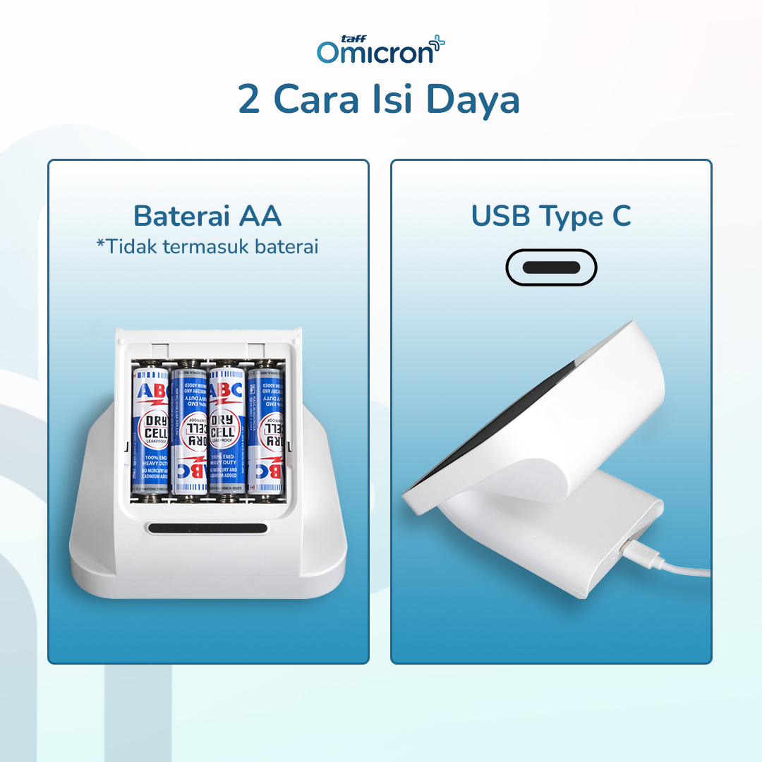 Gambar produk TaffOmicron Tensimeter Digital Pengukur Tekanan Darah English Voice - BMP-A7VL