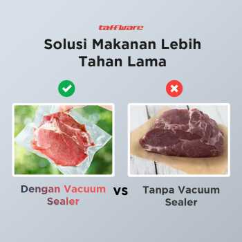 Gambar produk Taffware Alat Vakum Makanan Vacuum Sealer Packaging Machine with Bag - HF-001