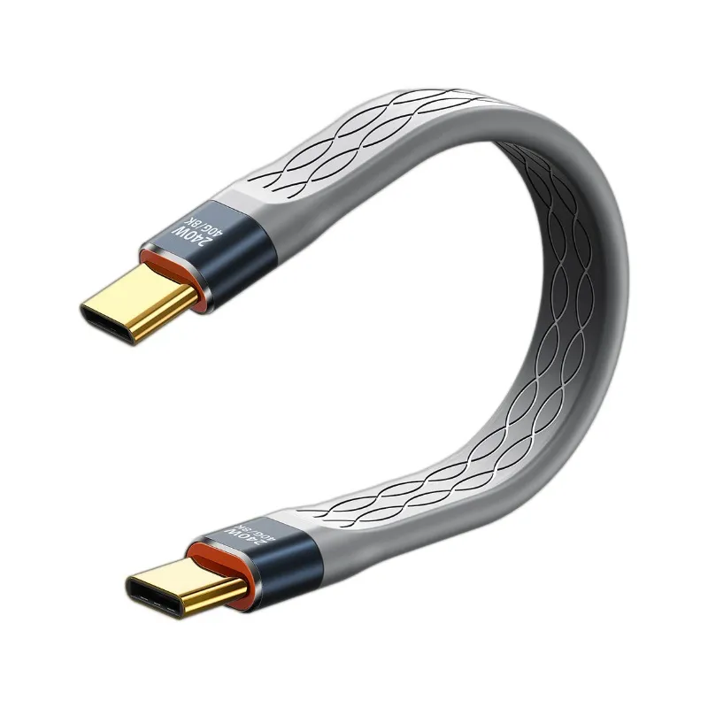 Gambar produk FMA Kabel USB Type C Data Cable Thunderbolt 4/3/PD240W 40Gbps 8K 13cm - FM-U48K