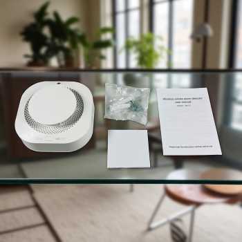 Gambar produk XIMIJI Smoke Detector Alat Pendeteksi Asap Kebakaran Tuya App 85dB Wi-Fi - PG-S11