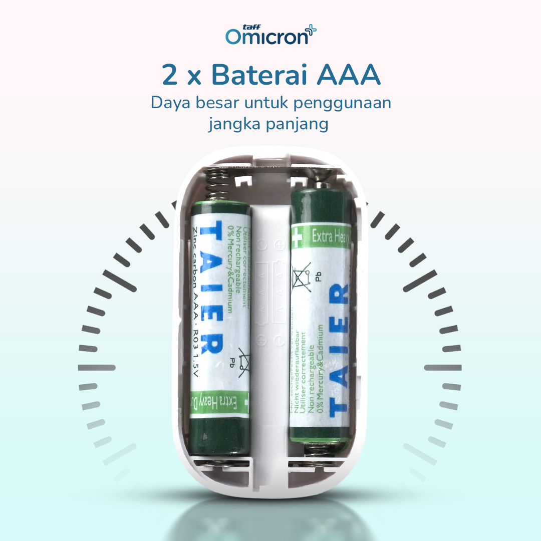 Gambar produk TaffOmicron Fingertip Pulse Oximeter Alat Ukur Saturasi Oksigen Darah - YK-80B