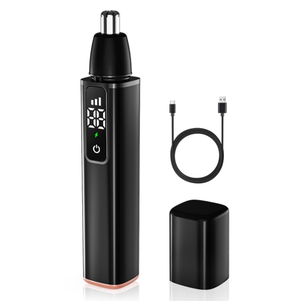 Gambar produk HEiRA Alat Cukur Bulu Hidung Electric Nose Hair Trimmer LCD IPX7 - HR400