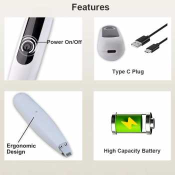 Gambar produk HWY Alat Cukur Bulu Kaki Hewan Elektrik Shaving Trimmer Pet 500mAh - H-410