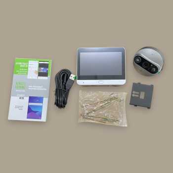 Gambar produk EUJGOOV Bel Pintu Kamera Smart Door Bell Peephole Display FHD Tuya - ED-300PA
