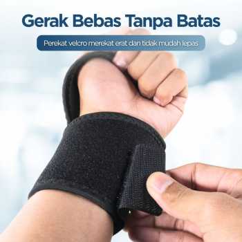 Gambar produk SHW Pelindung Pergelangan Tangan Magnetic Therapy Wrist Guard 1 PCS - SHW-A1