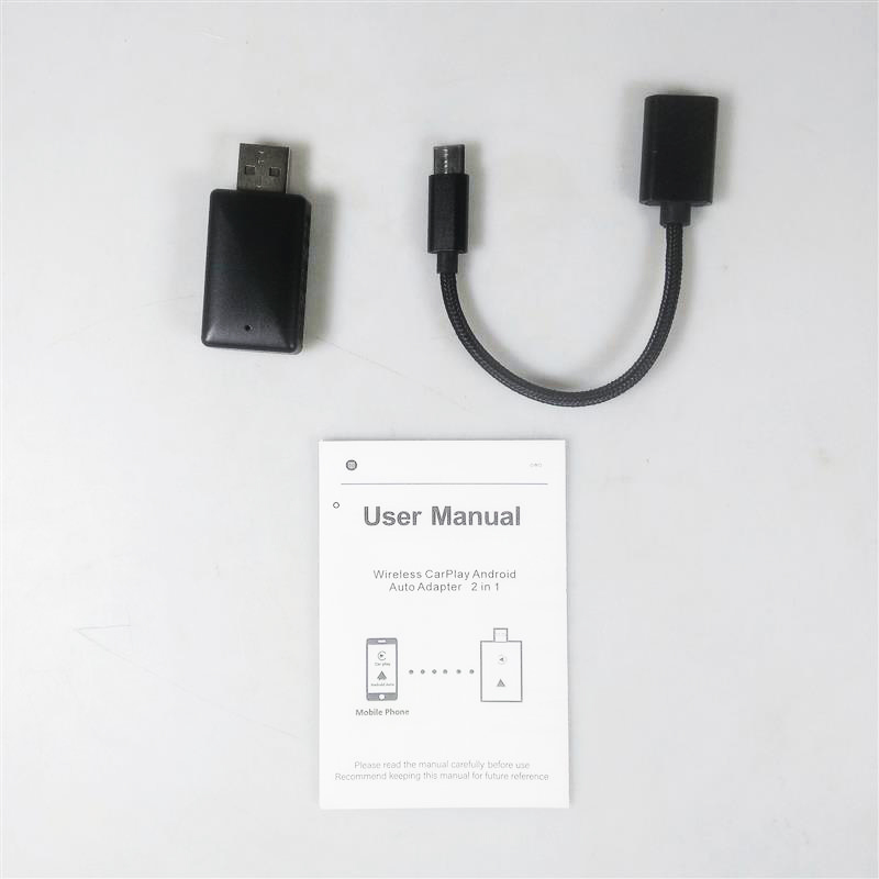 Gambar produk WIKOGE Dongle Wireless Carplay Android Auto Bluetooth 5.4 WiFi 6 - RM-KPL064