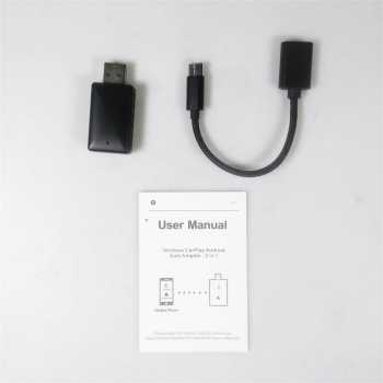 Gambar produk WIKOGE Dongle Wireless Carplay Android Auto Bluetooth 5.4 WiFi 6 - RM-KPL064