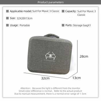 Gambar produk UAVACCES Tas Drone DJI Mavic 3 Classic Hard Shell Storage Bag - UVM-3