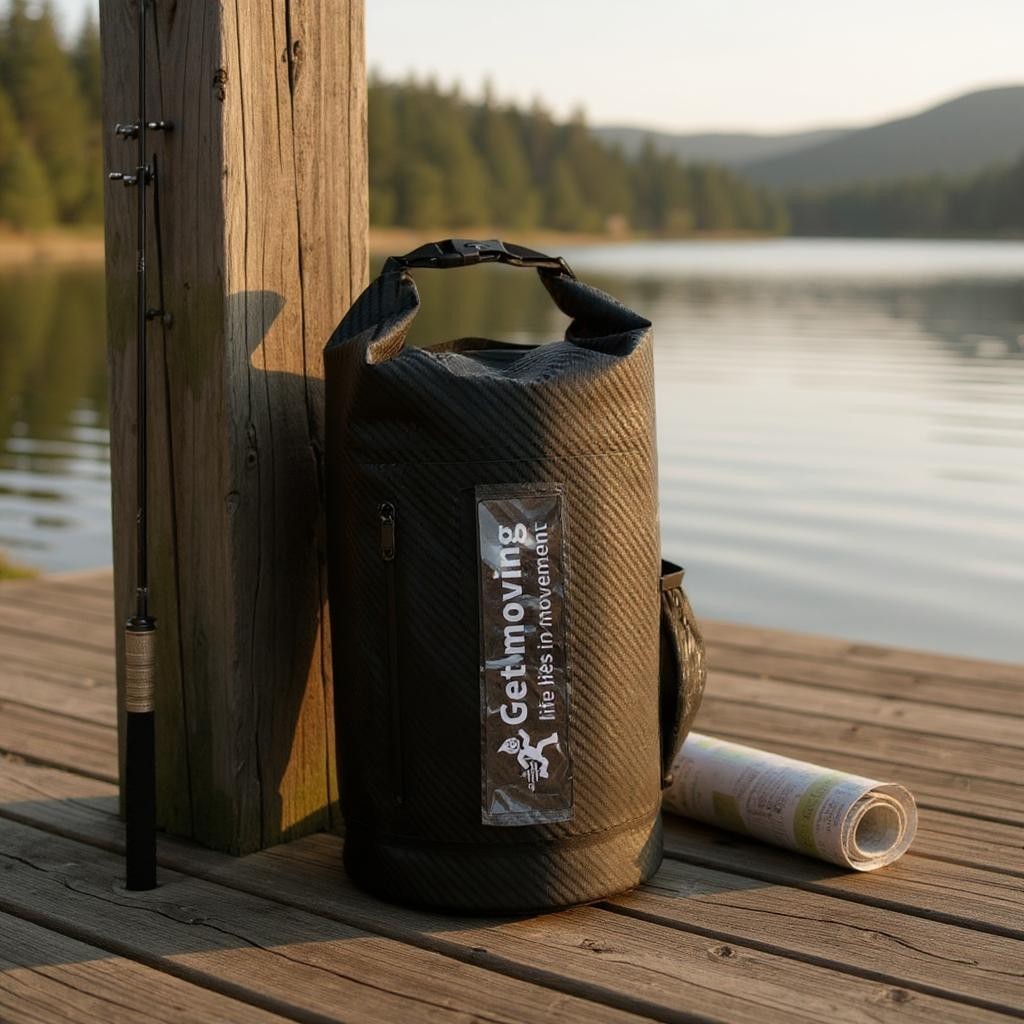 Gambar produk ZEST Dry Bag Waterproof Outdoor Backpack Carbon Fiber Tas Tahan Air 10L - OB110