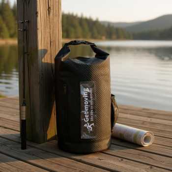 ZEST Dry Bag Waterproof Outdoor Backpack Carbon Fiber Tas Tahan Air - OB110