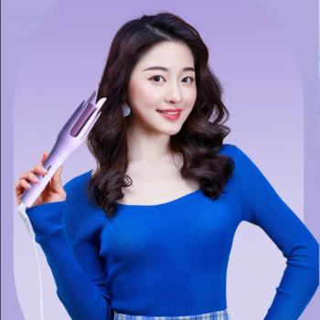 Gambar produk PROTIN Alat Pengeriting Rambut Rotating Hair Curling Iron 32mm 42W - RD-2218