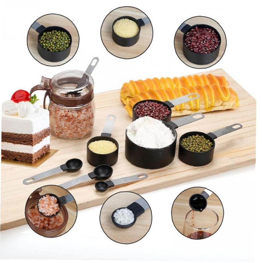 Gambar produk SPOSI Sendok Takar Ukur Cup Measuring Spoon 8 PCS - CF008