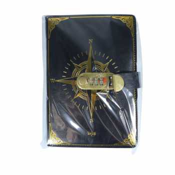 Gambar produk Toddi Buku Jurnal Leather Notebook Diary 300 Halaman with Lock - JJ-03