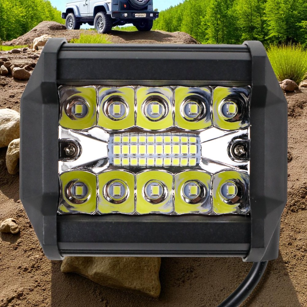 Gambar produk TaffLED Spotlight LED Foglamp Headlight Offroad IP67 Cool White 12V 4 Inch - JT050
